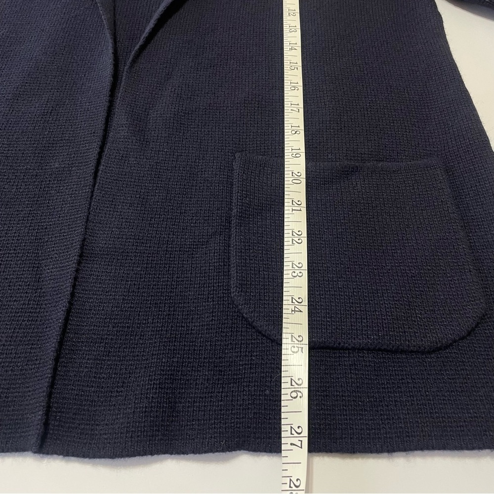Talbots Women's Notch Collar Sweater Blazer Navy Size Small - Picture 7 of 10